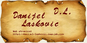 Danijel Lasković vizit kartica